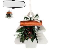 Christmas Air Freshener for | Portable Christmas Tree Shaped Freshener - Small Car Air Freshener Diffuser, Colorful Home Decoration for Closet, Bathroom, Drawer, Bedroom