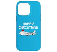 Christmas Airplane, Plane Pilot Flight Attendant Xmas Funny Case for iPhone 14 Pro Max