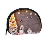 Christmas and Gift Minis Storage Bag Shell Wallet Small Coin Purse with Minis with Zipper Change Purse for Coin Keys You Can Also Store Any Small Objects You Want