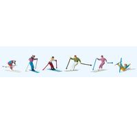 Preiser Figure Set 10313 Downhill Skiers HO Scale, 6 Figures, Exclusive