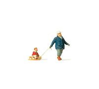 Christmas and Winter Figure Set HO/OO Gauge Preiser