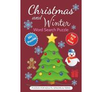 Christmas and Winter Word Search: Word Searches with Easy to Read Print about Winter, Christmas, festive season and More | 6x9 inches, 110 pages | ... Gifts for Vacations, Holidays and Free Time