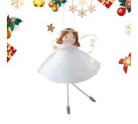 Christmas Angel Christmas Tree Decoration - Angel Decoration for Hanging at Celebrations | Cute Winter Decoration for Home Fireplace Window Christmas Party