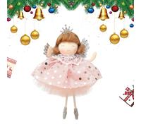 Christmas Angel Doll, Girl Angel' Christmas Tree, Christmas Ornaments Angel Pendant, Handmade Christmas Tree with Bubble Girl for Home