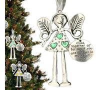 Christmas Angel Ornament, Angel Friendship Ornament Gift, Christmas Friendship Decoration Gift, Crazy Beautiful Friends Forever An-gel Ornaments, Friendships Pendant Holiday Ornaments for Xmas Tree