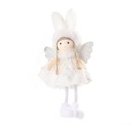 Christmas Angel Ornament Plush Crafted for premium for Tree Christmas | Decor And Skirt Festive Fairy Charm Hanging Loop For Home for hotel Office School Holiday Seasonal