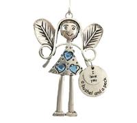 Christmas Angel Ornaments, Friendship Pendant Christmas Ornaments, Friends Forever Pendant Ornaments, Christmas Decorations with Friendship Pendant, Tree Ornaments