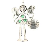 Christmas Angel Ornaments, Friendship Pendant Christmas Ornaments, Friends Forever Pendant Ornaments, Christmas Decorations with Friendship Pendant, Tree Ornaments
