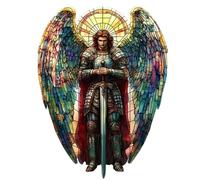 Christmas Angel Stained Glass Suncatcher,Whimsical Angel with Trumpet Suncatcher, Acrylic Angel Christmas Suncatchers Christmas Tree Ornament,Holiday Christmas Tree Suncatchers,for Window,Home Decor