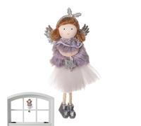 Christmas Angels,Cute Fairy Ornament Plush | Soft Stuffed Angel Doll Craft Fairy Pendant for Party Home Decor Kids Girl