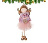 Christmas Angels - Plush Christmas Tree Angel Doll,Stuffed Fairy Toy Colorful Soft Christmas Tree Pendant for Party Home Decor Kids Girl
