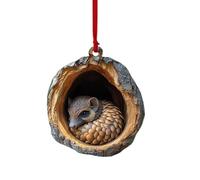 Christmas Animal Ornaments - 2D Acrylic Christmas Tree Decoration | Decorative Hanging Hardware for Christmas Party Home Decoration Garden Window Door Mantle