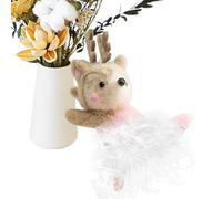 Christmas Animal Pendants, Christmas Felt Animals Craft Set, Cute Soft Pendant, Festive Craft Decoration for Home, Office, Celebrations, Tables