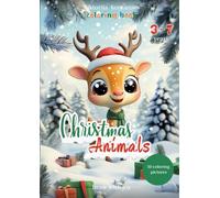 Christmas Animals: Joyful Christmas Coloring Book
