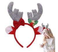 Christmas Antler Headband,Fashionable Headwear | Fashion Hairband for Adult Beauty Makeup | for Wedding Traveling Holiday Picnic BBQ Backyard Party Gathering Dinner Stage