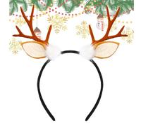 Christmas Antler Headwear,Christmas Headbands For Women - Assorted Styles Headband, Holiday Party Accessory For Christmas Costume