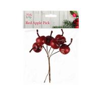 Christmas Artificial Apple Picks Assorted Designs