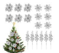 Christmas Artificial Flowers | Holiday Decoration - Decorative Branches For Christmas Tree | For Wreaths Garlands Owners Apartment Interior Designers Fireplace Mantel