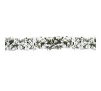 Premier 2.7m Snow Flocked Pine Christmas Garland with Glitter Finish