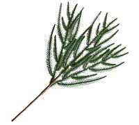 Christmas Artificial Pine Branch - Fake Greenery with Gable | Winter Decorative Tiches for Holiday Wreaths, Garland, Vase, Christmas Tree Decoration, Handmade Floral Choices for a