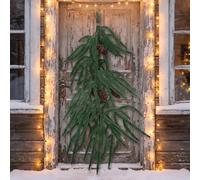 Christmas Artificial Pine Branch, Green Hanging Artificial Pine Garland