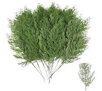 Christmas Artificial Pine Branches, 13.5" Artificial Fake Cedar Branches for DIY Handicraft Garland Home Kitchen Decoration