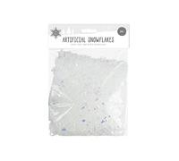 Christmas Artificial Snowflakes Party Decoration Fake Snow White Artificial Snow Winter Fake Snow Christmas Tree Snowflakes Plastic Artificial Snowflake Table Decoration Snowflakes (Pack of 100g)