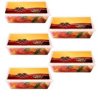 Christmas Assorted Fruit-Flavoured Jelly Sweets Tub 200g - Sour Party Mix, Baby Bottles, Blue Sharks & More - Pick Your Favourite Flavour and Enjoy the Festive Season! (Gummy Worms)