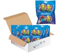 Christmas Assorted Fruity Candy 99g - 5 Delicious Flavours - Berries & Cherries, Tropical Fruits, Sugar Free, Classics & Sassy - Tfyn (12 x Pack, Classics Salt Water)