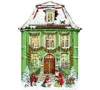 Christmas at the Townhouse Coppenrath Advent Calendar Cut out Design by Barbara Behr 29.7 x 42 cm Iridescent glitter / Hole for hanging