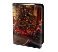 Christmas atmosphere print Passport Cover, Passport Holder Cover Wallet Passport Wallet Case for Cards and Documents