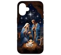 Christmas Baby Jesus Manger Scene Xmas Nativity Case for iPhone 16