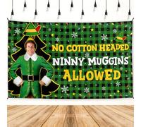 Christmas Backdrop 71×43 Inch Winter Xmas Holiday Home Decor | New Year Decorations for Home Polyester 1 Pc Banner Outdoor Indoor Decoration