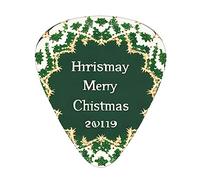 Christmas Background Fashion Colour Guitar Picks 12 Packï¼Œ For Acoustic Guitar Electric Guitar Ukulele