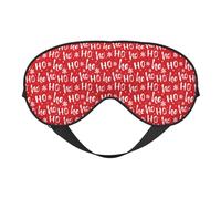 Christmas Background Printing All-Occasion Sleep Eye Mask with Double Sides Adjustable Strap Perfect for Shifts & Travel