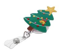 Christmas Badge Reel Holder with Id Clip, Adjustable Abs Nurse Accessory