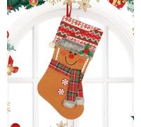 Christmas Bag - Non-Woven Fabric, Christmas Socks Gift Bag,Surprising Present | Reusable Chrìstmas Stockings, Party Supplies Present Bags Festive Holiday Decorations for Fireplaces Doors
