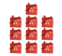 Christmas Bags - Festive Pack | Christmas Holiday Treat Bags - for Tradition Sharing Party Family Cheer Home Celebration Festival School Decoration