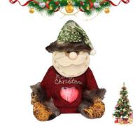 Christmas Bags - Zipper Design | Christmas Goodie Bag | 3D Doll Decoration Reusable Cloth Candy Zippered Festive Party Favor Holder For Snacks Fruit Popcorn Parties 20x20x25cm Washable