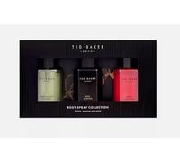 Christmas baker Body Spray Trio ted Gift Set for Men & Women: jasmine, Sweet Pepper & Pink Fragrance Notes in plastic Bottles - Top Gifts! 3 x 50 ml perfect for travelling.