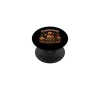 Christmas Bakery Club Cookie Control Christmas Baking Fun PopSockets Adhesive PopGrip