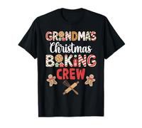 Christmas Baking Crew Grandma's Xmas Cookie Funny Christmas T-Shirt
