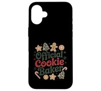Christmas Baking Squad T-Shirt Official Cookie Baker Mom Dad Case for iPhone 16 Plus