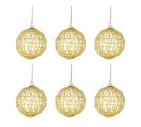 Christmas Ball,6 Piece Hollow Pendant - Christmas Balls Pendants | for Shopping Mall Bedroom Store Home Holiday Party Festival Indoor Outdoor
