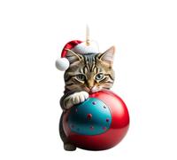 Christmas Ball Charm Pendant Acrylic Ornament Tree Decoration Hanging Indoor Outdoor 2024 Navidad Decor Acrylic Christmas Decoration