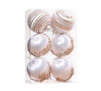 Christmas Ball Decorations | Velvet Christmas Balls Bulk, Set Shatterproof Ornament BallWith Metal String For Yard Decor Garden