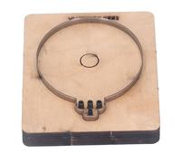 Christmas Ball Leather Cutting Die, Alloy Steel Leather Cut Mold for DIY Crafts, High Density Precision Cutting Tool with Clean Results for Holiday Decorations