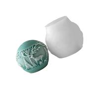 Christmas Ball Mold Silicone Reusable Soap Making for Festives Decorations DIYer and Holiday Craft Food Grade Silicone Craft Mold