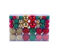 Christmas Ball Ornament 100pcs / box Colorful Tree Hanging Ornaments for Holiday Wedding Home Ball Baubles