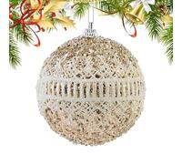 Christmas Ball Ornaments - 3.15x3.15 Inches Ball Decoration for Holiday Trees, Hangable Design with Lightweight Build, Festive Party Accessory for Home, Office, School, Hotel, Apartment